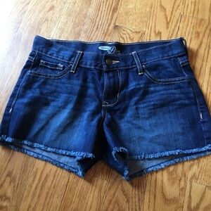 EUC Old navy the super cute the diva cotton blend cut off stretch shorts size 2